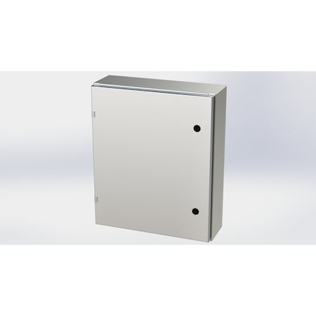 Saginaw Control & Engineering 1/4 Turn Latch Electrical Enclosures, 24 in H, 6 in D, 20 in W, NEMA 3R, 4, 4X, 12, 13 SCE-24EL2006SSLP